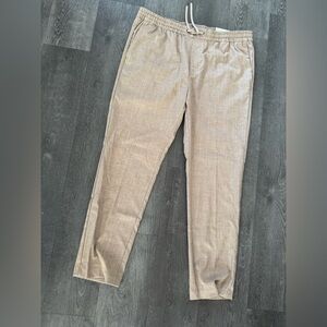 NWT H&M Beige Men’s Trousers with Drawstrings